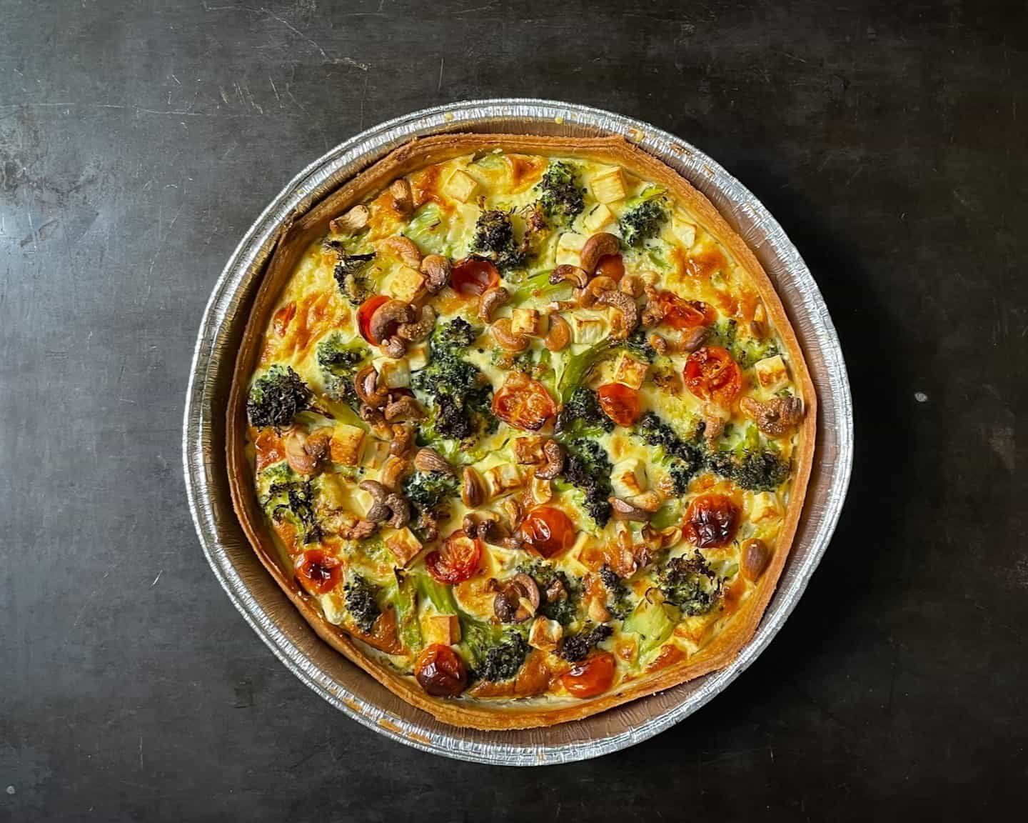 Quiche mit Brokkoli