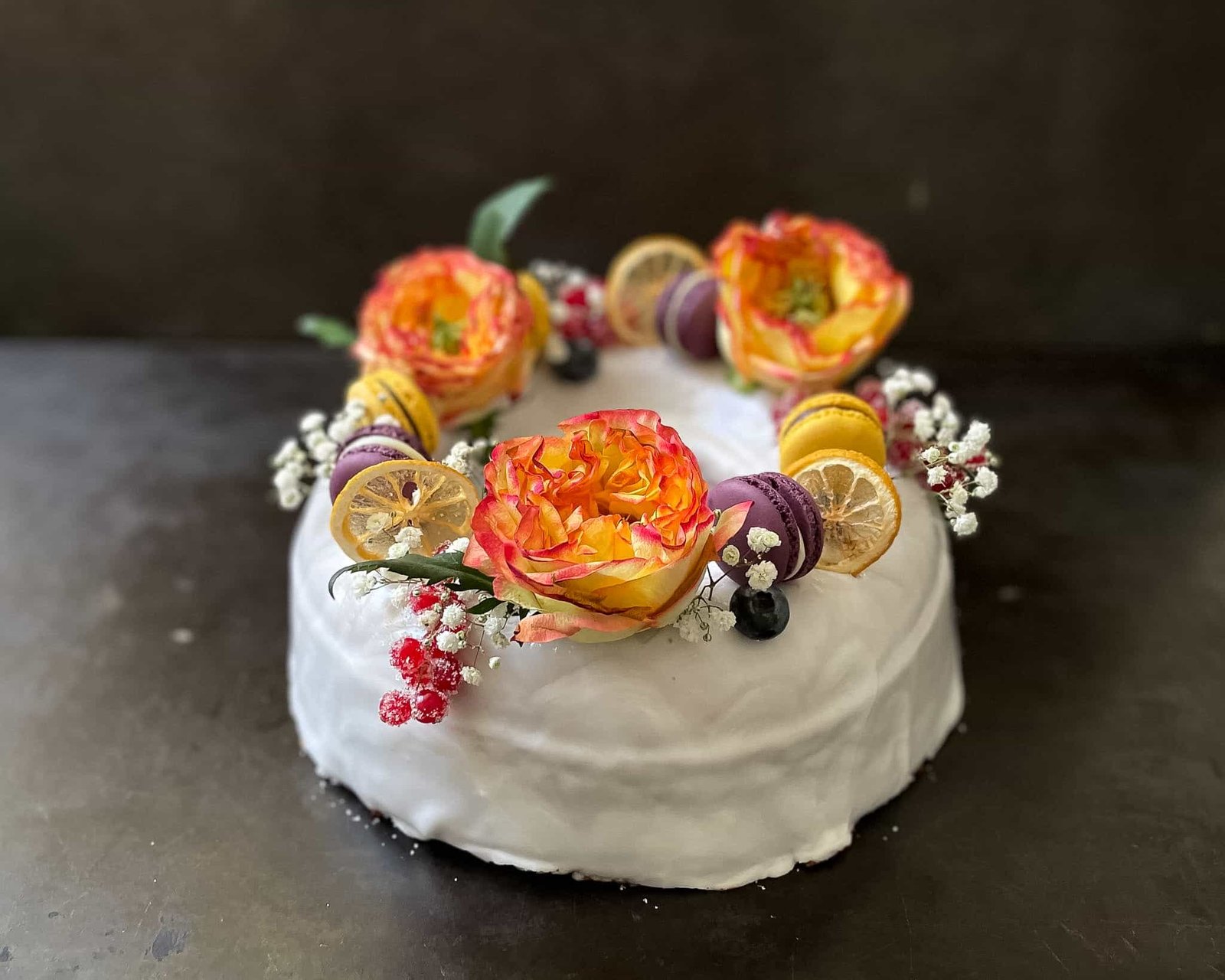 Zitronenkuchen in Feierlaune