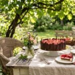 Erdbeertorte mit Schokoladenbruch